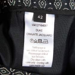 Joseph Black & Green Cravatte Jacquard Duke Trousers L