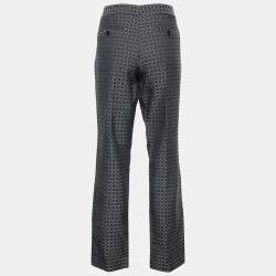 Joseph Black & Green Cravatte Jacquard Duke Trousers L