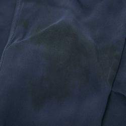 Joseph Dark Blue Crepe Silk Long Sleeve Blouse L