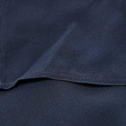 Joseph Dark Blue Crepe Silk Long Sleeve Blouse L