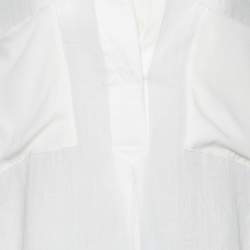 Joseph White Ramie & Silk Heather Tunic L