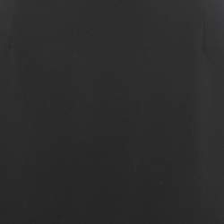 Joseph Black Stretch Crepe Midi Pencil Skirt L