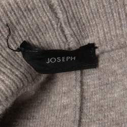 Joseph Grey Ribbed Wool Knit Pants M 