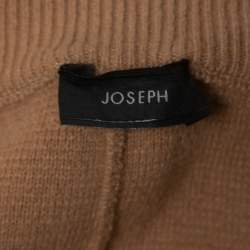 Joseph Brown Wool Knit Wide Leg Pants M
