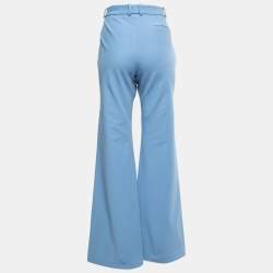 Joseph Light Blue Stretch Cotton Tarifa Trousers L