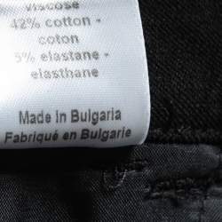 Pre Owned Joseph Black Denim Skinny Stretch Jeans S Waist 30