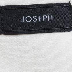 مملوكة مسبقًا Joseph Cream Crepe Wide-Leg Pants M