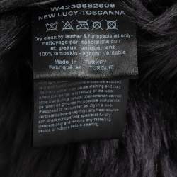 Joseph Grey Fur & Suede New Lucy Toscana Vest XS