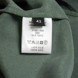Joseph Green Silk Sleeveless Top L
