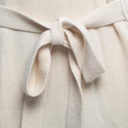 Joseph Cream Cashmere Belted Long Felicie Sweater XS
