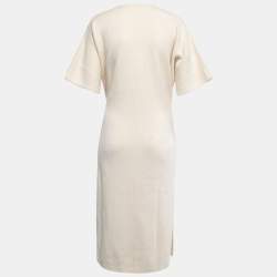 Joseph Cream Cashmere Belted Long Felicie Sweater XS