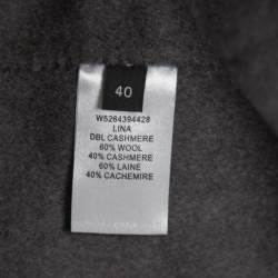 Joseph Grey Wool & Cashmere Cape Coat M
