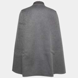 Joseph Grey Wool & Cashmere Cape Coat M