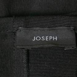 Pre Owned Joseph Black Silk Sleeveless Midi Dress M