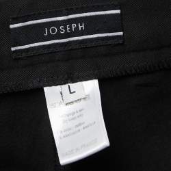 Pre Owned Joseph Black Cotton Trousers L