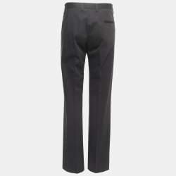 Pre Owned Joseph Black Cotton Trousers L