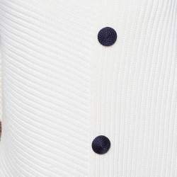 Joseph Cream Wool Knit Sweater Cardigan M