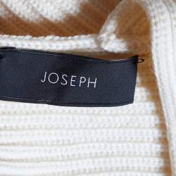 Joseph Cream Wool Knit Sweater Cardigan M
