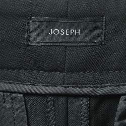 Pre Owned Joseph Black Wool Saville Slim Fit Trousers S