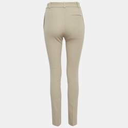 Pre Owned Joseph Beige Gabardine Straight Fit Trousers S