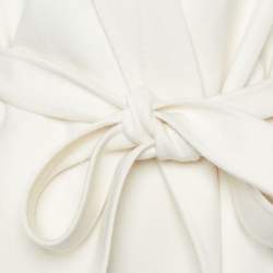 Pre Owned Joseph Off White Wool & Cashmere Cenda Double Face Coat S