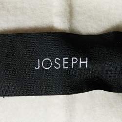 Pre Owned Joseph Off White Wool & Cashmere Cenda Double Face Coat S