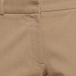 Pre Owned Joseph Beige Stretch Gabardine New Eliston Trousers M