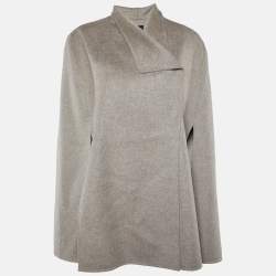 Joseph Taupe Brown Cashmere Blend Cape M