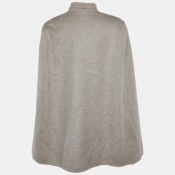 Joseph Taupe Brown Cashmere Blend Cape M