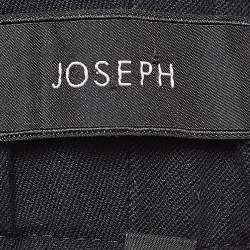 Joseph Black Gabardine Cropped Leggings S