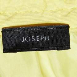 Pre Owned Joseph Yellow Silk Habotai Marly Tunic Dress S