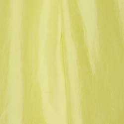 Pre Owned Joseph Yellow Silk Habotai Marly Tunic Dress S
