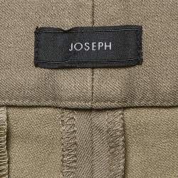 Pre Owned Joseph Green Queen Gabardine Straight Formal Trousers M