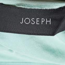 Joseph Sage Green Fuji Silk Max Sleeveless Dress S