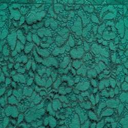 Pre Owned Joseph Green Sixty Floral Lace Short Skirt M