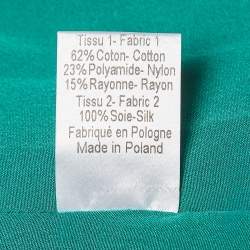 Pre Owned Joseph Green Sixty Floral Lace Short Skirt M