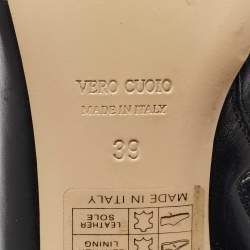 Joseph Black Leather Ankle Zipped Boots Size 39