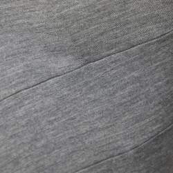 Junya Watanabe Comme des Garcons Grey Wool Asymmetric Maxi Skirt L