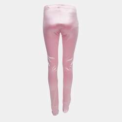 Junya Watanabe Commes Des Garcons Pink Jersey Leggings L