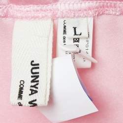 Junya Watanabe Commes Des Garcons Pink Jersey Leggings L