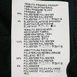 Pre Owned Just Cavalli Black Chiffon Sheer Button Front Shirt L