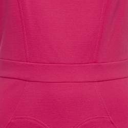 Pre Owned Just Cavalli Pink Jersey Embellished Sleeveless Short Dress S
