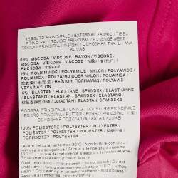 Pre Owned Just Cavalli Pink Jersey Embellished Sleeveless Short Dress S