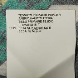 Pre Owned Just Cavalli Multicolor Printed Satin Silk Mini Dress L