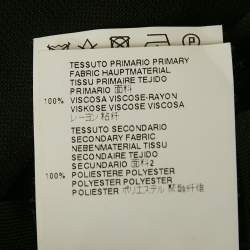 Pre Owned Just Cavalli Black Jersey and Chiffon Pleated Maxi Skirt L