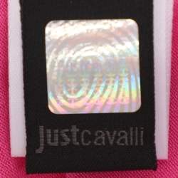 Just Cavalli Pink Jersey Logo Tops L