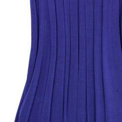 Just Cavalli Purple Empire Waist Dress M