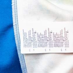 Pre Owned Just Cavalli Multicolor Paneled Jersey Sheath Dress M 