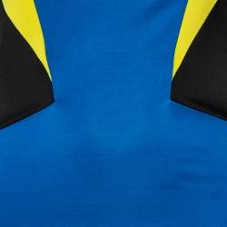 Pre Owned Just Cavalli Multicolor Paneled Jersey Sheath Dress M 