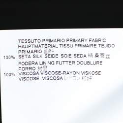 Pre Owned Just Cavalli White Dot Printed Silk Ruffled Mini Dress M  